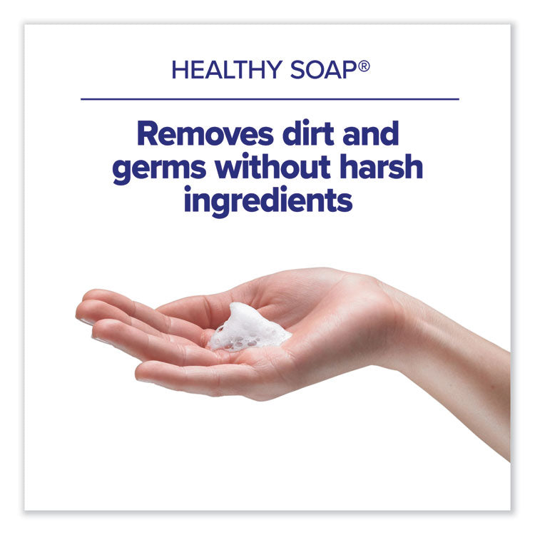 HEALTHY SOAP Gentle and Free Foam Refill, For ES6 Dispensers, Fragrance-Free, 1,200 mL, 2/Carton