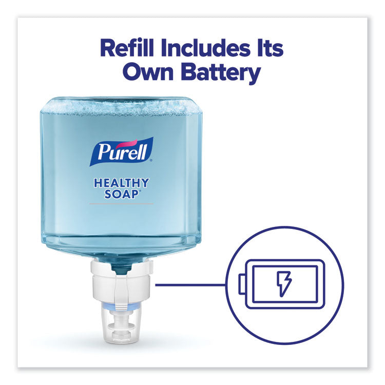 HEALTHY SOAP 0.5% BAK Antimicrobial Foam Refill, For ES8 Dispensers, Light Citrus Floral, 1,200 mL, 2/Carton