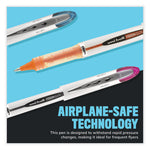 VISION ELITE BLX Series Hybrid Gel Pen, Stick, Bold 0.8 mm, Assorted Ink and Barrel Colors, 5/Pack