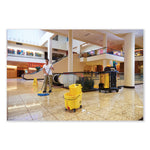 Vinyl Cleaning Cart Bag for Rubbermaid Commercial 9T76, 9T77 and 9T78, 34 gal, 17.5" x 10.5" x 33", Yellow