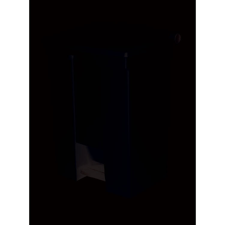 Legacy Step-On Receptacle, 18 gal, Polyethylene, Beige