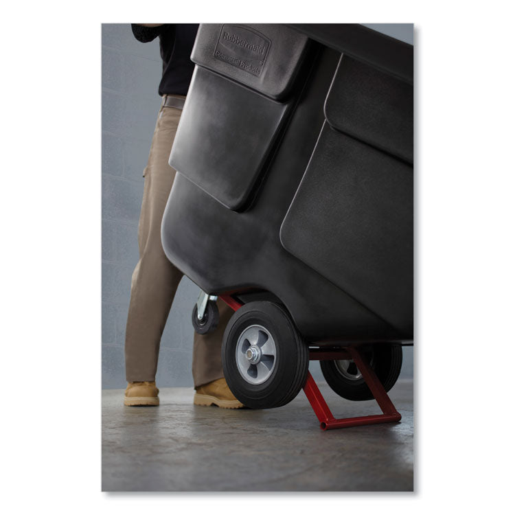 0.5 cu yd BRUTE Rotomolded Tilt Truck, 450 lb Capacity, Black