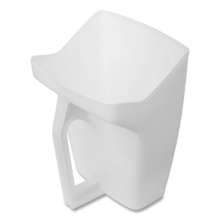 Bouncer Bar/Utility Scoop, 64 oz, Plastic, White