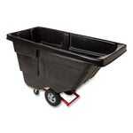 0.5 cu yd BRUTE Rotomolded Tilt Truck, 450 lb Capacity, Black