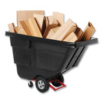 0.5 cu yd BRUTE Rotomolded Tilt Truck, 450 lb Capacity, Black