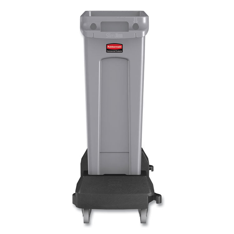 Slim Jim with Venting Channels, 23 gal, Plastic, Gray