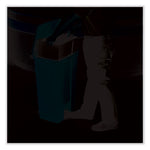 Indoor Utility Step-On Waste Container, 23 gal, Plastic, Red