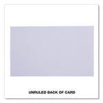 Ruled Index Cards, 3 X 5, White, 100/pack