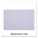 Ruled Index Cards, 4 X 6, White, 100/pack
