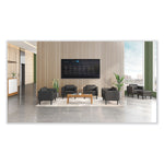 Parkwyn Series Club Chair, 33" x 26.75" x 29", Black Seat, Black Back, Black Base