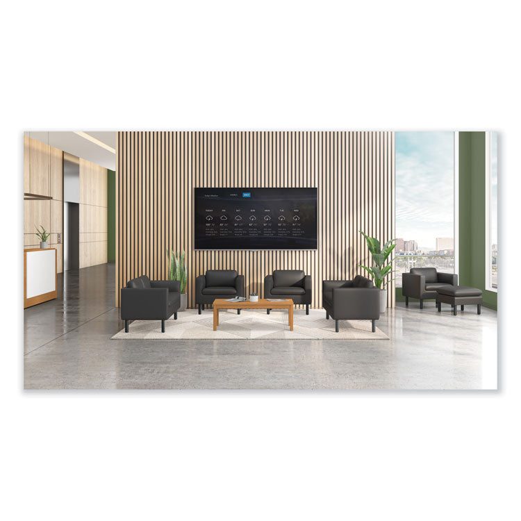 Parkwyn Series Loveseat, 53.5" x 26.75" x 29", Black