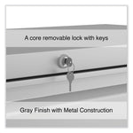 Lateral File, 2 Legal/Letter-Size File Drawers, Light Gray, 42" x 18.63" x 28"