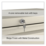 Lateral File, 2 Legal/Letter-Size File Drawers, Putty, 42" x 18.63" x 28"