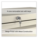 Lateral File, 4 Legal/Letter-Size File Drawers, Putty, 42" x 18.63" x 52.5"