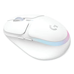G705 Wireless Gaming Mouse, 2.4 GHz Frequency/33 ft Wireless Range, Right Hand Use, White