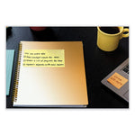 100% Recycled Paper Super Sticky Notes, 3" x 5", Canary Yellow, 70 Sheets/Pad, 12 Pads/Pack