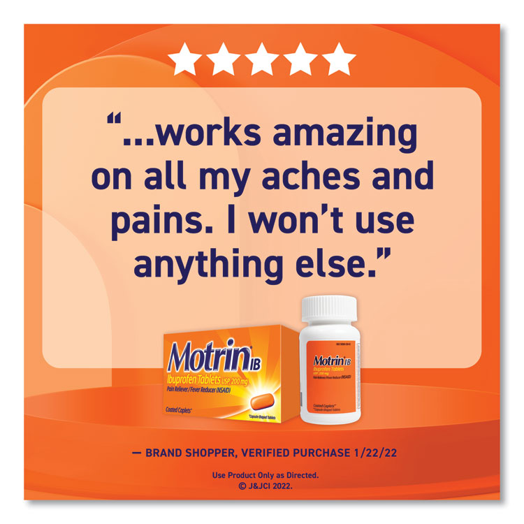 Ibuprofen Tablets, Two-Pack, 50 Packs/box