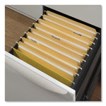 Top Tab File Folders, Straight Tabs, Letter Size, 0.75" Expansion, Manila, 100/Box