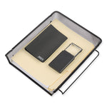 Deluxe Mesh Stacking Side Load Tray, 1 Section, Legal Size Files, 17" x 10.88" x 2.5", Black