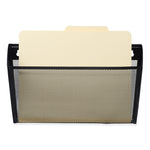 Metal Mesh Wall File, Letter Size, 14" x 3.1" x 8.2", Black