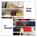 Deluxe Non-View D-Ring Binder With Label Holder, 3 Rings, 1" Capacity, 11 X 8.5, Black