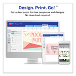 Print-To-The-Edge Microperf Business Cards W/sure Feed Technology, Color Laser, 2x3.5, White, 160 Cards, 8/sheet,20 Sheets/pk