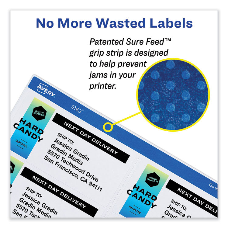 Removable Multi-Use Labels, Inkjet/laser Printers, 1 X 2.63, White, 30/sheet, 25 Sheets/pack