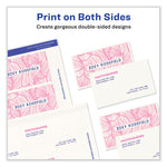 Printable Microperforated Business Cards w/Sure Feed Technology, Inkjet, 2 x 3.5, White, 250 Cards, 10/Sheet, 25 Sheets/Pack