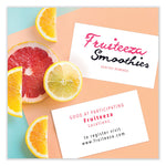 Printable Microperforated Business Cards w/Sure Feed Technology, Inkjet, 2 x 3.5, White, 250 Cards, 10/Sheet, 25 Sheets/Pack