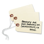 Unstrung Shipping Tags, 11.5 pt Stock 3.75 x 1.88, Manila, 1,000/Box