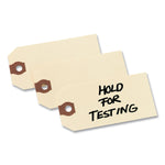 Unstrung Shipping Tags, 11.5 pt Stock, 5.25 x 2.63, Manila, 1,000/Box