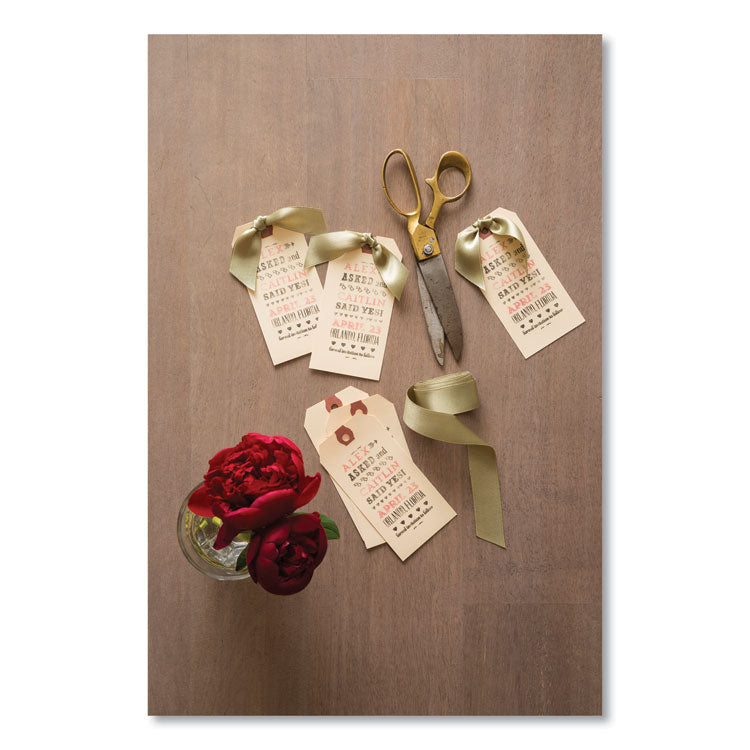 Strung Shipping Tags, 11.5 pt Stock, 4.75 x 2.38, Manila, 1,000/Box