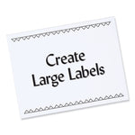 Labels, Laser Printers, 8.5 X 11, White, 100/box