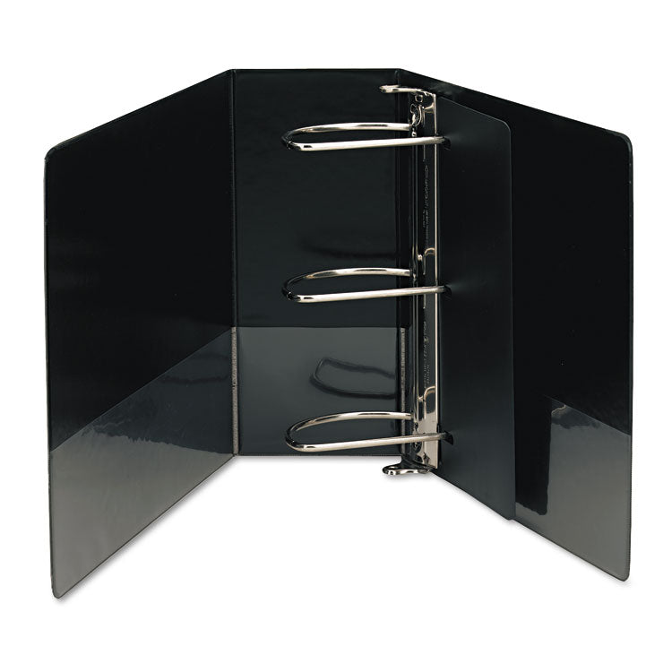 Nonstick D-Ring View Binder, 3 Rings, 5" Capacity, 11 X 8.5, Black