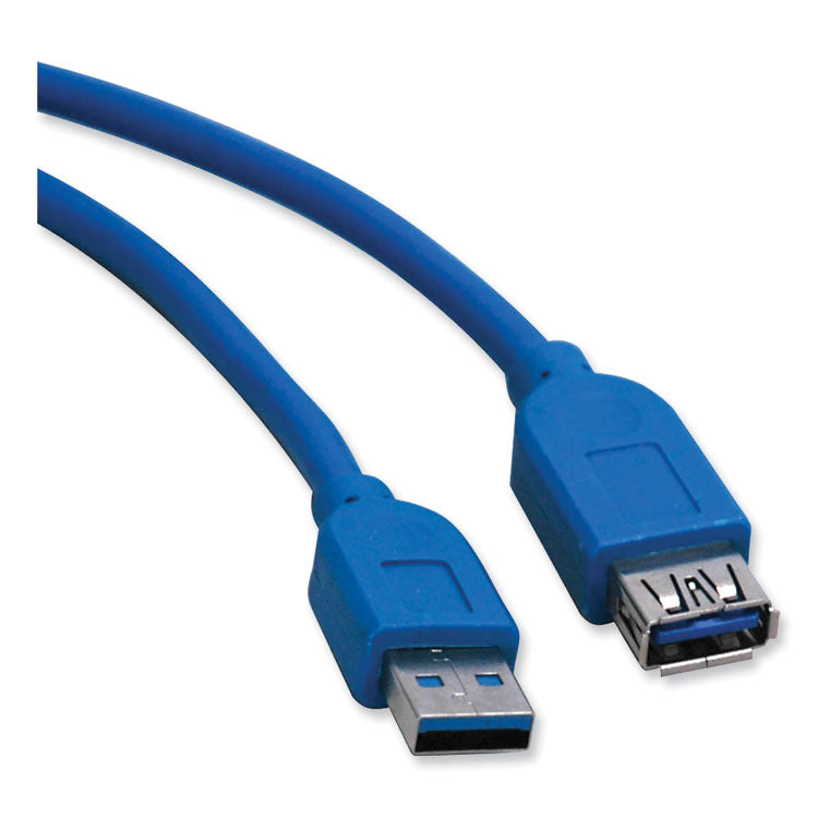 USB 3.0 SuperSpeed Extension Cable, 6 ft, Blue