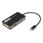 Keyspan Mini Displayport To Vga/dvi/hdmi All-In-One Adapter/converter, Thunderbolt 1 And 2, 6"