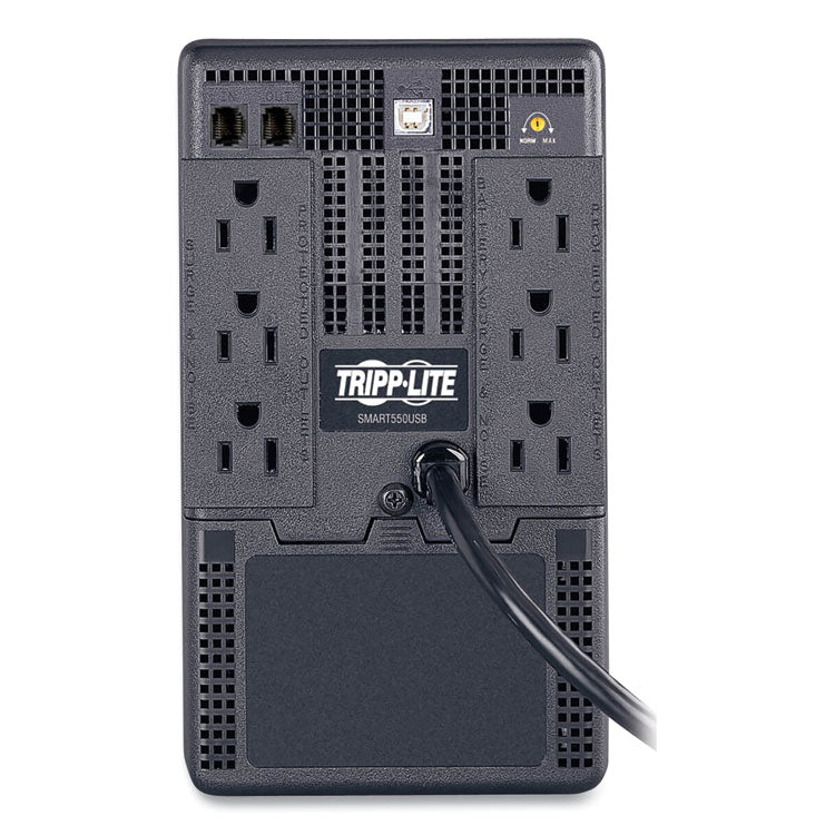 SmartPro Line-Interactive UPS AVR Tower, 6 Outlets, 550 VA, 480 J
