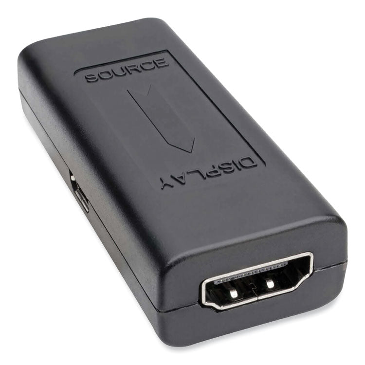 HDMI In-Line Signal Booster/Extender, Black, TAA Compliant
