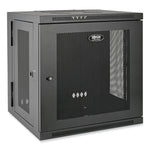 Smartrack Low-Profile Wall-Mount Rack Enclosure Cabinet, 12u, 200 Lbs Capacity