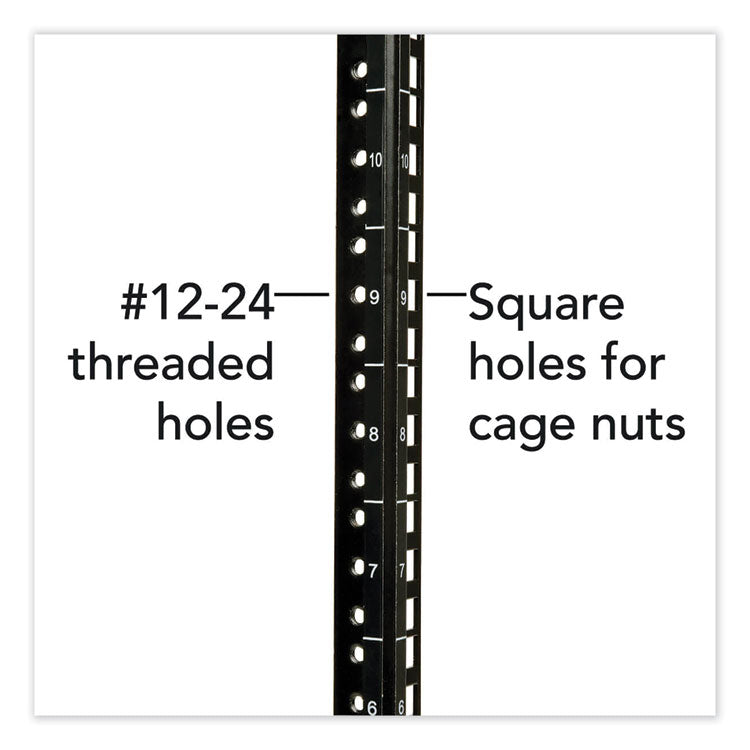 Smartrack Low-Profile Wall-Mount Rack Enclosure Cabinet, 12u, 200 Lbs Capacity