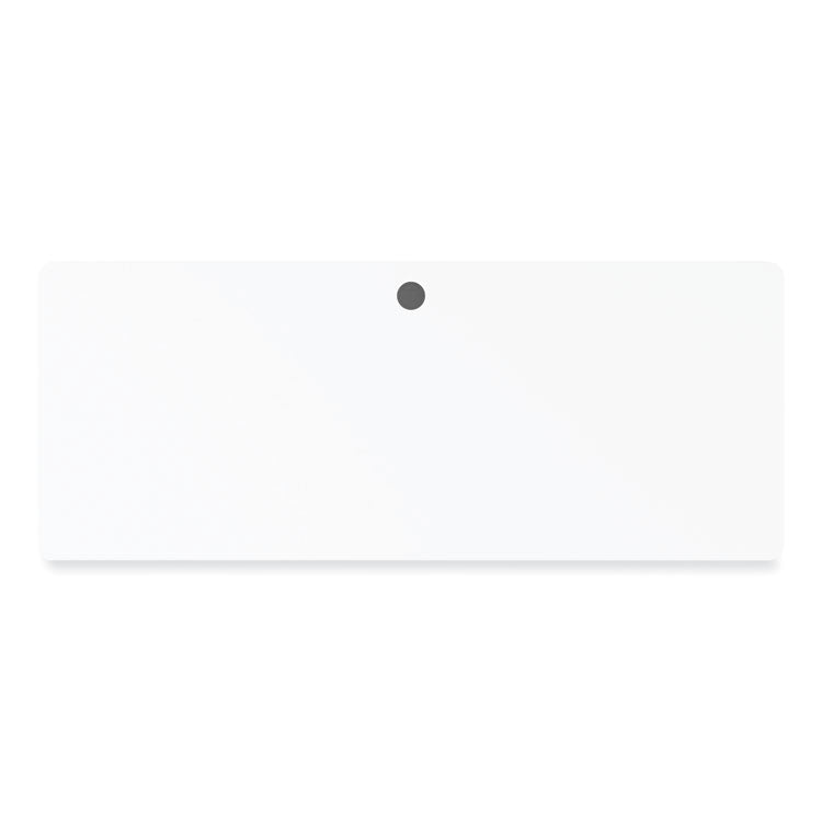 Alera Modern Teacher Series Pedestal Desk, Left-Side Pedestal: Box/Box/File, 60" x 24" x 28.75", White/Silver