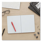 Quad Rule Composition Book, Quadrille Rule (4 sq/in), Black Marble Cover, (100) 9.75 x 7.5 Sheets