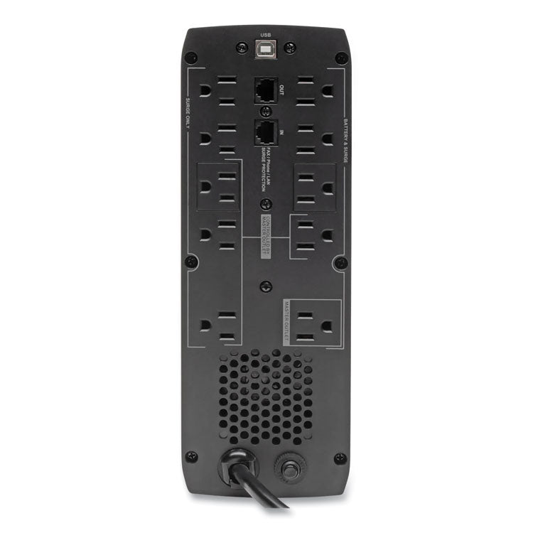 ECO Series Desktop UPS Systems with USB Monitoring, 10 Outlets, 1,440 VA, 316 J