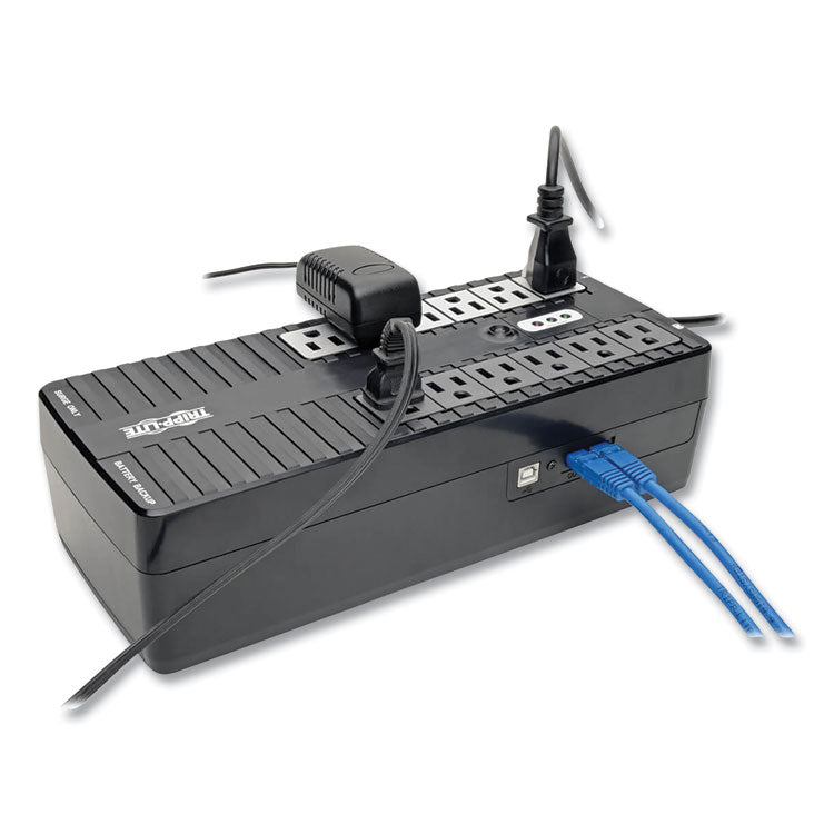 Internet Office Ultra-Compact Desktop Standby Ups, 12 Outlets, 900 Va, 420 J