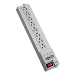 Protect It! Home Computer Surge Protector, 8 AC Outlets, 8 ft Cord, 1,080 J, White