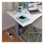 Protect It! Home Computer Surge Protector, 8 AC Outlets, 8 ft Cord, 1,080 J, White