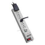 Protect It! Home Computer Surge Protector, 8 AC Outlets, 8 ft Cord, 1,080 J, White