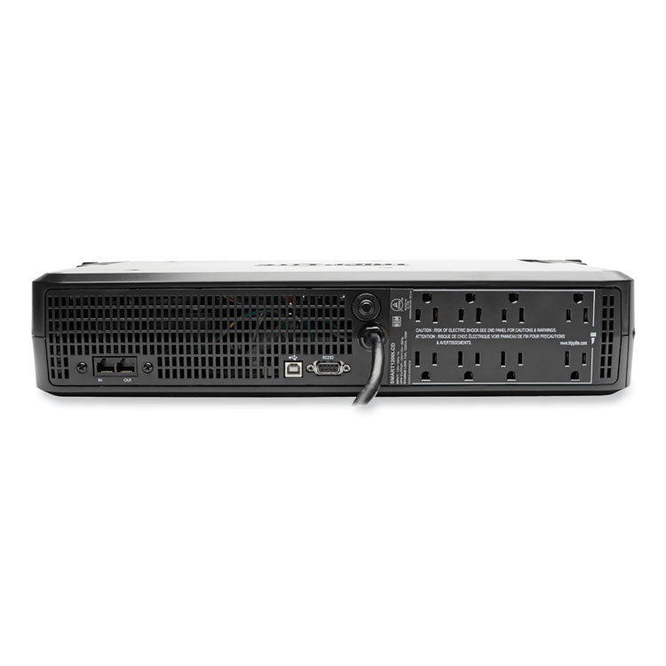 SmartPro LCD Line-Interactive UPS AVR 2U Rack/Tower, 8 Outlets, 1,500 VA, 480 J