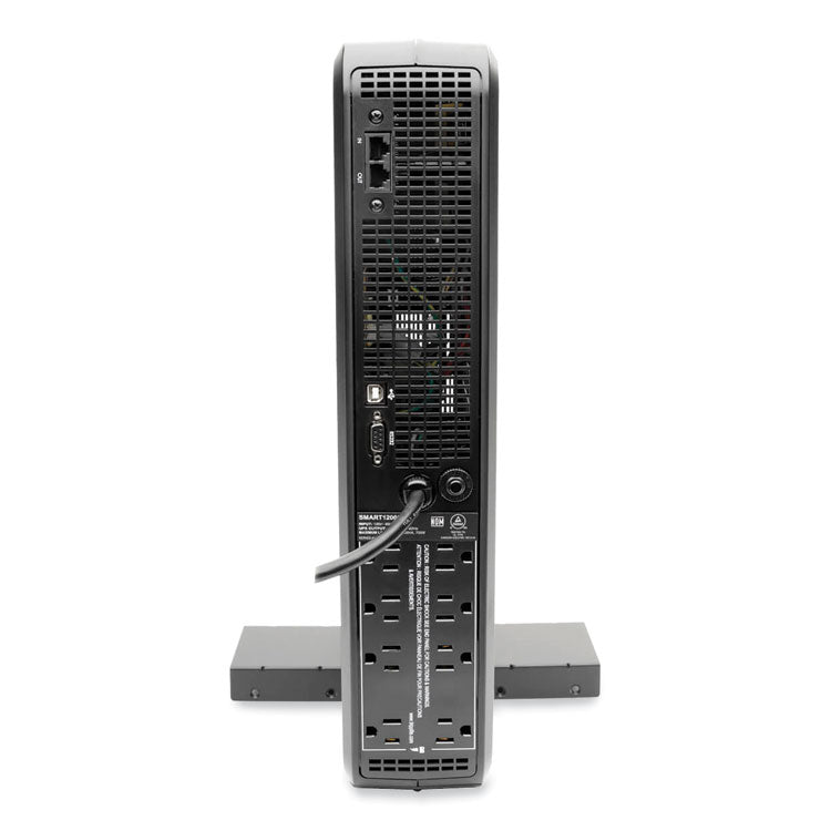 SmartPro LCD Line-Interactive UPS AVR 2U Rack/Tower, 8 Outlets, 1,500 VA, 480 J