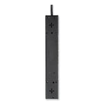 Protect It! Surge Protector, 6 AC Outlets/2 USB Ports, 8 ft Cord, 1,080 J, Black